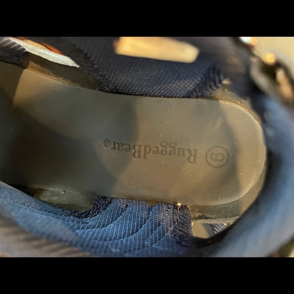 Little boys Sandals, Navy shoes with velcro, Size 9 little boy sandals 🌀🎈🌀 - Picture 13 of 14